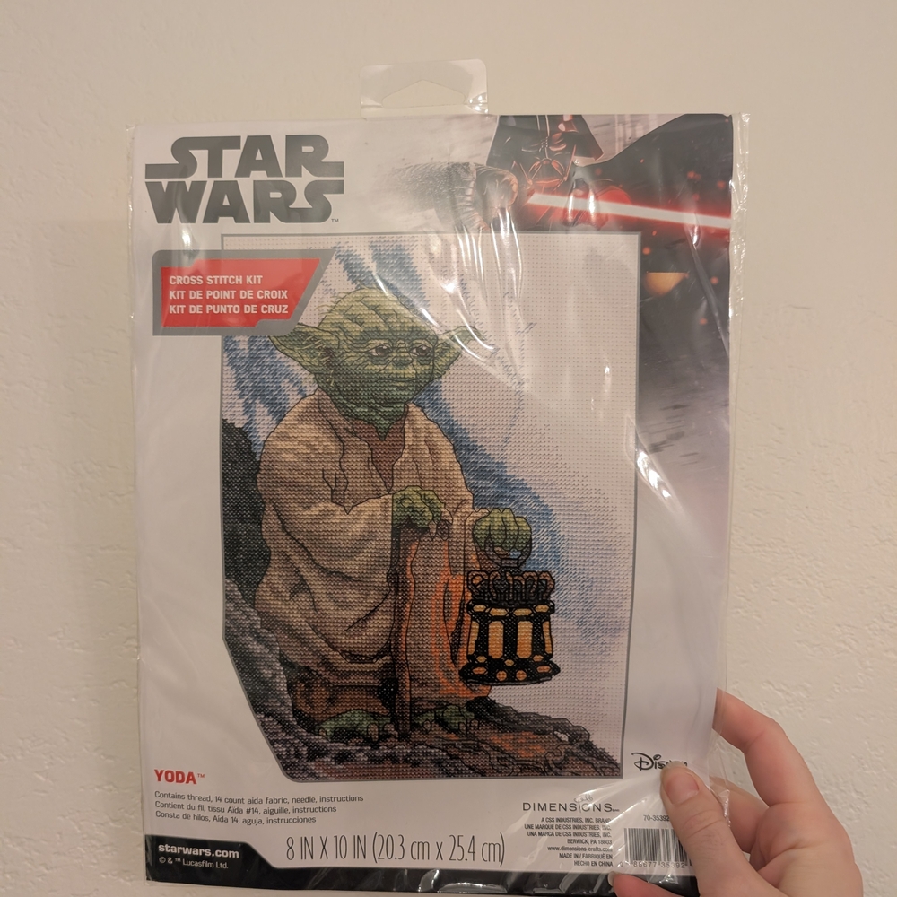 Star Wars Yoda Cross Stitch Kit